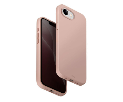 Etui do telefonów Uniq Etui Lino do iPhone 16e (2025) Magclick Charging UNIQ-IP16E(2025)HYB-LINOMPNK
